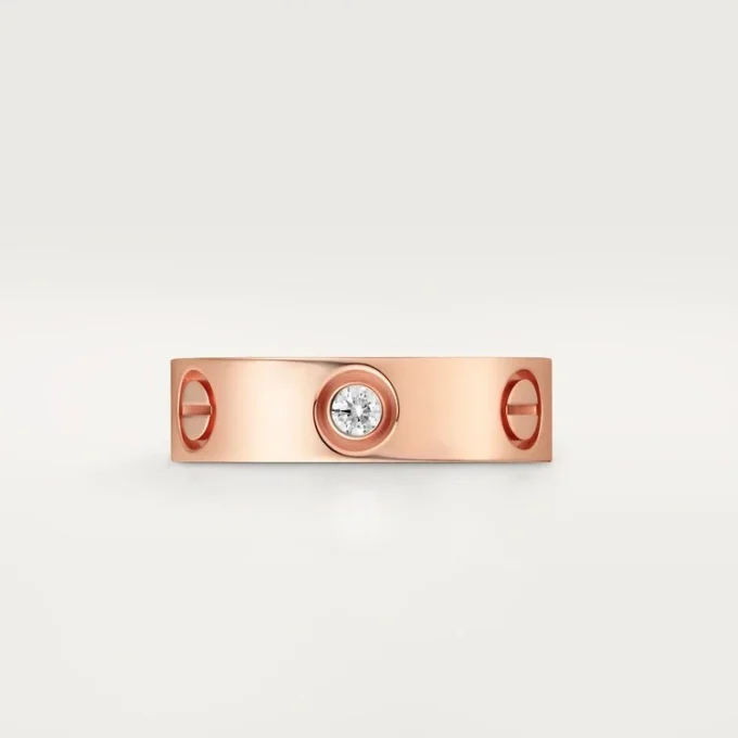 Love-ring, 3 diamanter – rosaguld, diamanter – Cartier Love-ring, 3 diamanter – rosaguld, diamanter – Cartier