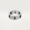 Love-ring, diamantbelagt, keramik – hvidguld, keramik, diamanter – Cartier Love-ring, diamantbelagt, keramik – hvidguld, keramik, diamanter – Cartier