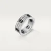 Love-ring, diamantbelagt, keramik – hvidguld, keramik, diamanter – Cartier Love-ring, diamantbelagt, keramik – hvidguld, keramik, diamanter – Cartier