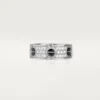 Love-ring, diamantbelagt, keramik – hvidguld, keramik, diamanter – Cartier Love-ring, diamantbelagt, keramik – hvidguld, keramik, diamanter – Cartier