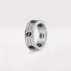 Love-ring, diamantbelagt, keramik – hvidguld, keramik, diamanter – Cartier Love-ring, diamantbelagt, keramik – hvidguld, keramik, diamanter – Cartier