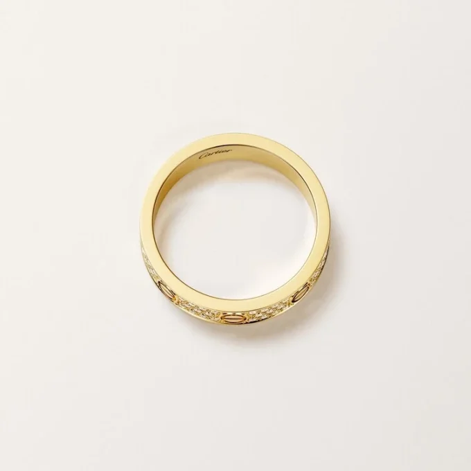 Love-ring, lille model, pavé Love-ring, lille model, pavé