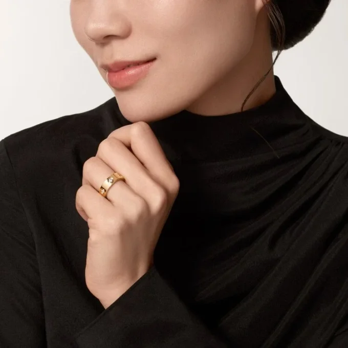 Love-ring – rosaguld, diamanter – Cartier Love-ring – rosaguld, diamanter – Cartier
