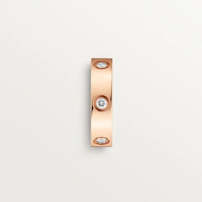 Love-ring – rosaguld, diamanter – Cartier Love-ring – rosaguld, diamanter – Cartier