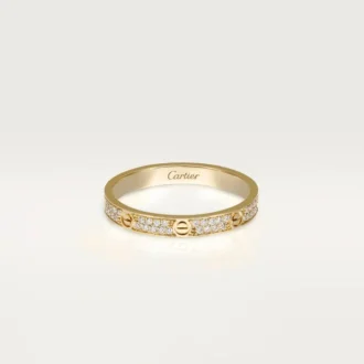 Love-ring, Sm – Gult guld, diamanter – Cartier