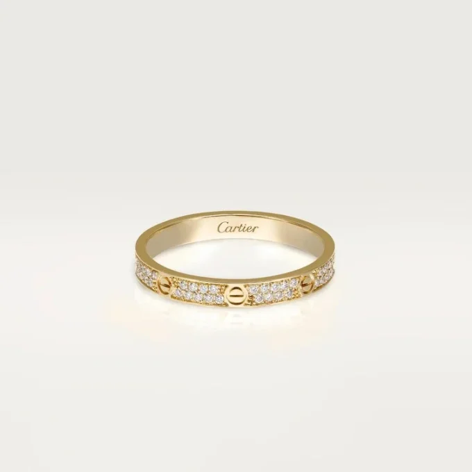 Love-ring, Sm – Gult guld, diamanter – Cartier Love-ring, Sm – Gult guld, diamanter – Cartier