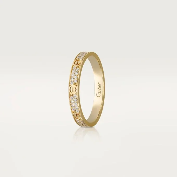 Love-ring, Sm – Gult guld, diamanter – Cartier Love-ring, Sm – Gult guld, diamanter – Cartier