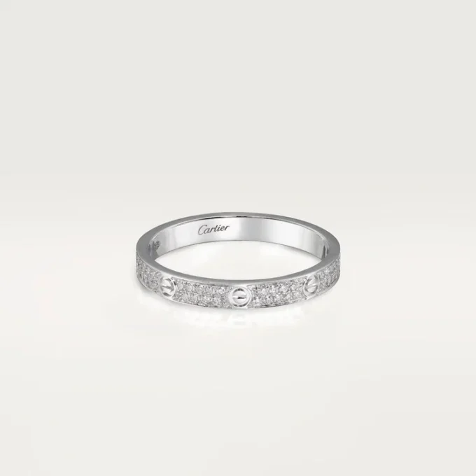 Love-ring, Sm – hvidguld, diamanter – Cartier Love-ring, Sm – hvidguld, diamanter – Cartier