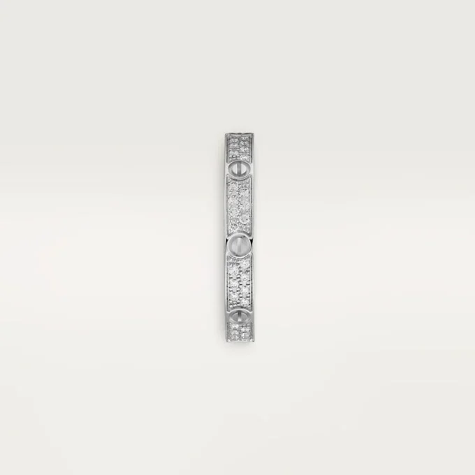 Love-ring, Sm – hvidguld, diamanter – Cartier Love-ring, Sm – hvidguld, diamanter – Cartier