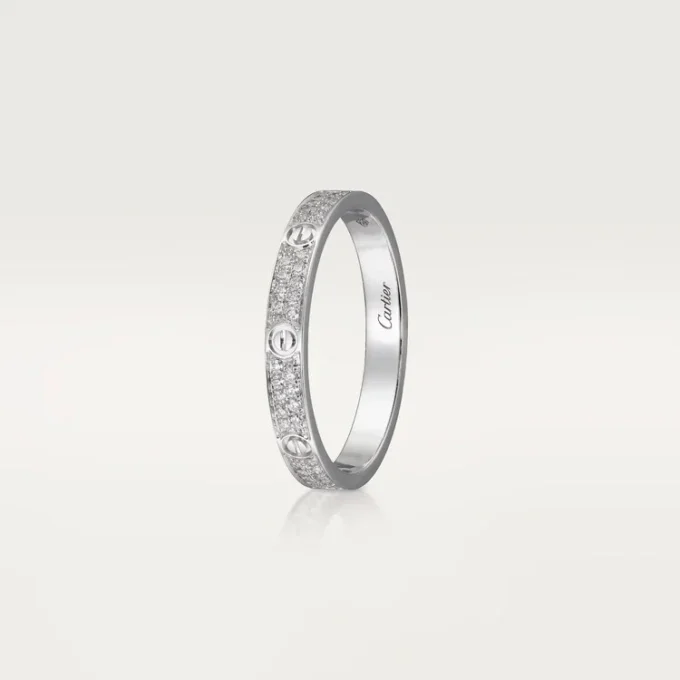 Love-ring, Sm – hvidguld, diamanter – Cartier Love-ring, Sm – hvidguld, diamanter – Cartier