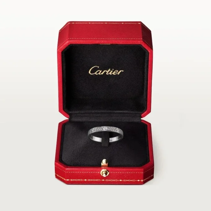 Love-ring, Sm – hvidguld, diamanter – Cartier Love-ring, Sm – hvidguld, diamanter – Cartier