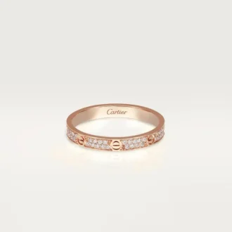 Love-ring, Sm – Rosaguld, Diamanter – Cartier