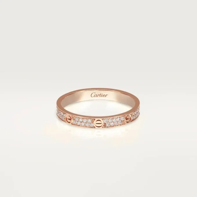 Love-ring, Sm – Rosaguld, Diamanter – Cartier Love-ring, Sm – Rosaguld, Diamanter – Cartier