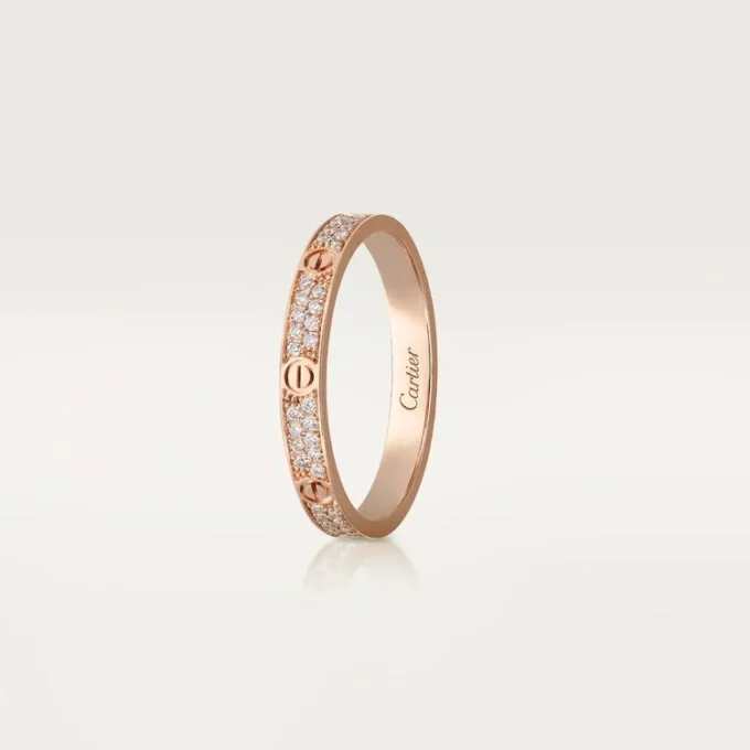 Love-ring, Sm – Rosaguld, Diamanter – Cartier Love-ring, Sm – Rosaguld, Diamanter – Cartier