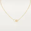 Love vedhæng og halskæde i gult guld | Cartier Us Love vedhæng og halskæde i gult guld | Cartier Us