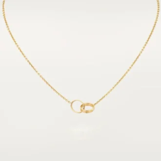 Love vedhæng og halskæde i gult guld | Cartier Us Love vedhæng og halskæde i gult guld | Cartier Us