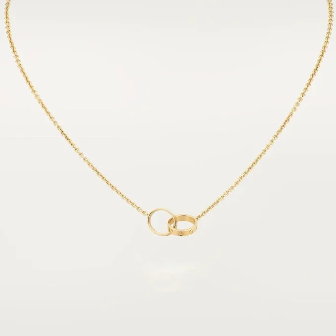 Love vedhæng og halskæde i gult guld | Cartier Us Love vedhæng og halskæde i gult guld | Cartier Us