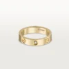 Love vielsesring, 1 diamant – gult guld, diamant – Cartier Love vielsesring, 1 diamant – gult guld, diamant – Cartier