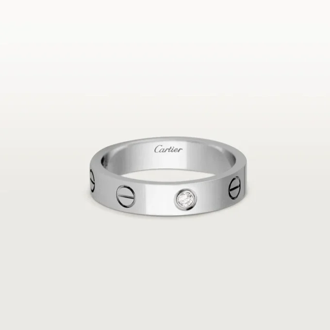 Love vielsesring, 1 diamant – hvidguld, diamant – Cartier Love vielsesring, 1 diamant – hvidguld, diamant – Cartier