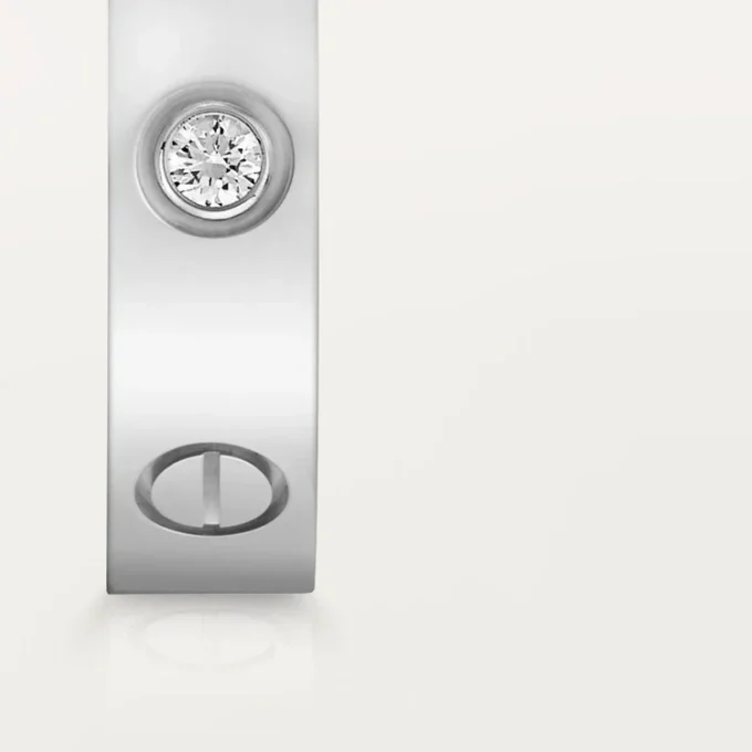 Love vielsesring, 1 diamant – hvidguld, diamant – Cartier Love vielsesring, 1 diamant – hvidguld, diamant – Cartier
