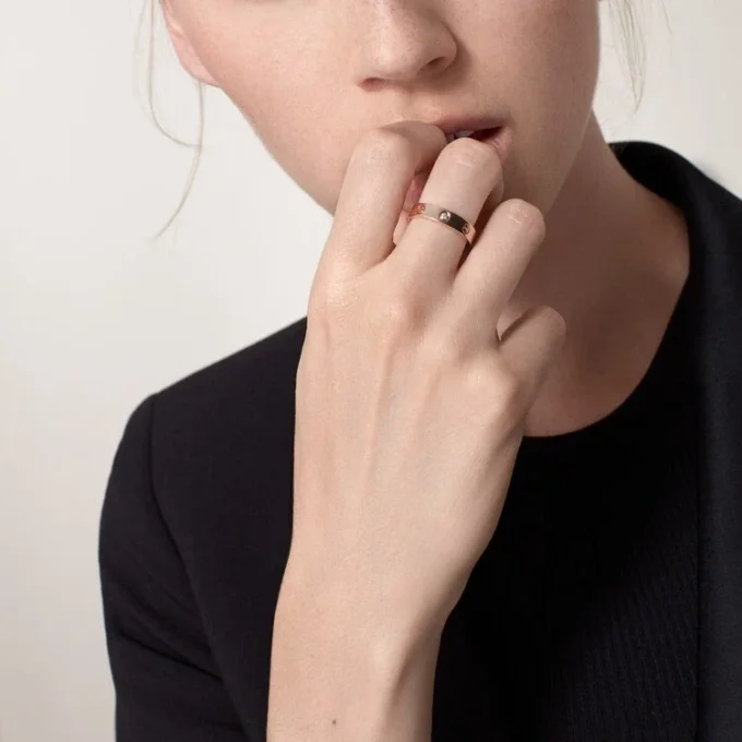 Love vielsesring, 1 diamant – rosaguld, diamant – Cartier Love vielsesring, 1 diamant – rosaguld, diamant – Cartier