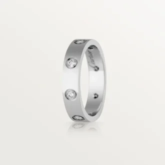 Love vielsesring, 8 diamanter – hvidguld, diamanter – Cartier