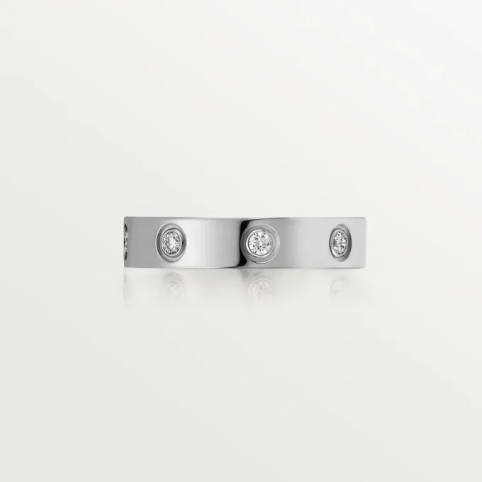 Love vielsesring, 8 diamanter – hvidguld, diamanter – Cartier Love vielsesring, 8 diamanter – hvidguld, diamanter – Cartier