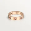 Love vielsesring, 8 diamanter – rosaguld, diamanter – Cartier Love vielsesring, 8 diamanter – rosaguld, diamanter – Cartier