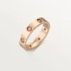 Love vielsesring, 8 diamanter – rosaguld, diamanter – Cartier Love vielsesring, 8 diamanter – rosaguld, diamanter – Cartier