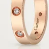 Love vielsesring, 8 diamanter – rosaguld, diamanter – Cartier Love vielsesring, 8 diamanter – rosaguld, diamanter – Cartier