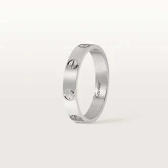 Love vielsesring – hvidguld – Cartier