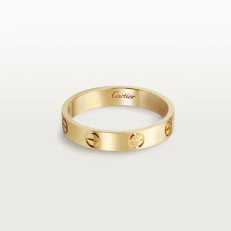 Love vielsesring i gult guld, lille model | Cartier Us