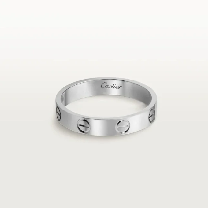 Love vielsesring – platin – Cartier Love vielsesring – platin – Cartier