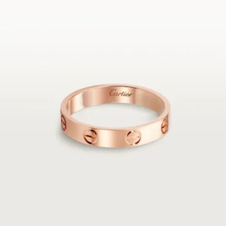 Love vielsesring – rosa guld – Cartier