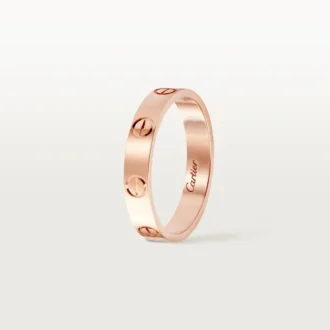 Love vielsesring – rosa guld – Cartier