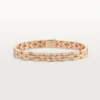 Maillon Panthere armbånd, tredobbelt række, pavé Maillon Panthere armbånd, tredobbelt række, pavé