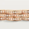 Maillon Panthere armbånd, tredobbelt række, pavé Maillon Panthere armbånd, tredobbelt række, pavé