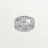 Maillon Panthere-ring, 3 rækker med halve diamanter – hvidguld, diamanter – Cartier Maillon Panthere-ring, 3 rækker med halve diamanter – hvidguld, diamanter – Cartier