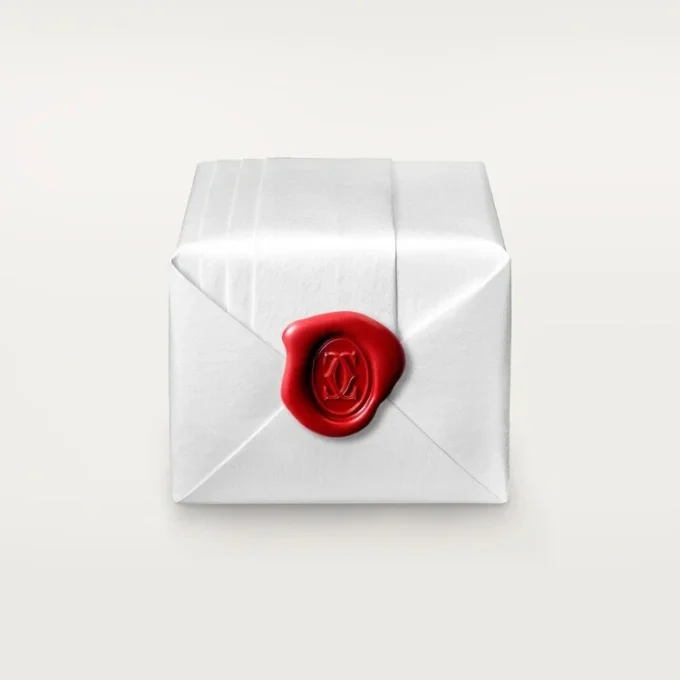 Maillon Panthere-ring, 3 rækker med halve diamanter – rosa guld, diamanter – Cartier Maillon Panthere-ring, 3 rækker med halve diamanter – rosa guld, diamanter – Cartier