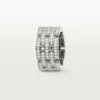 Maillon Panthere-ring, fem rækker, pavé Maillon Panthere-ring, fem rækker, pavé