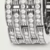 Maillon Panthere-ring, fem rækker, pavé Maillon Panthere-ring, fem rækker, pavé