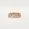 Maillon Panthere-ring, tredobbelt række, pavé Maillon Panthere-ring, tredobbelt række, pavé