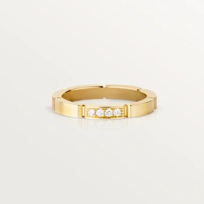 Maillon Panthere vielsesring – gult guld, diamanter – Cartier Maillon Panthere vielsesring – gult guld, diamanter – Cartier