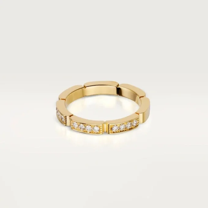 Maillon Panthere vielsesring – gult guld, diamanter – Cartier Maillon Panthere vielsesring – gult guld, diamanter – Cartier
