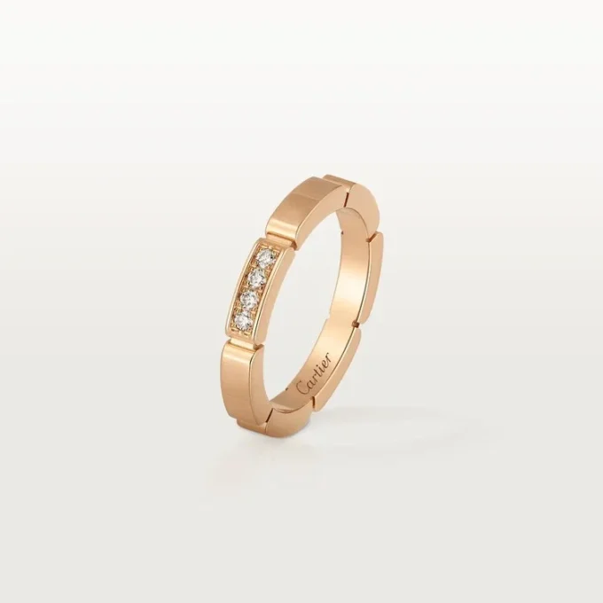 Maillon Panthere vielsesring – rosa guld, diamanter – Cartier Maillon Panthere vielsesring – rosa guld, diamanter – Cartier