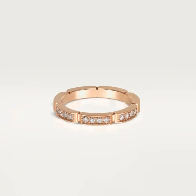 Maillon Panthere vielsesring – rosa guld, diamanter – Cartier Maillon Panthere vielsesring – rosa guld, diamanter – Cartier