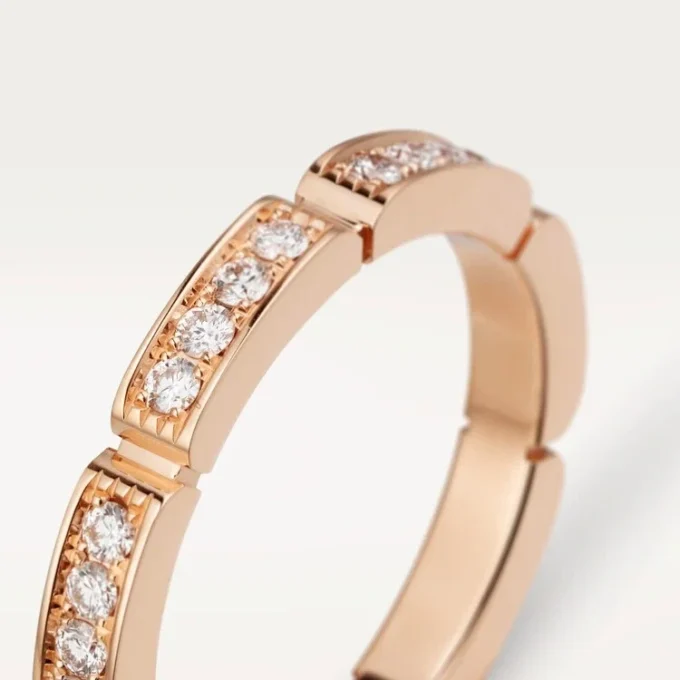 Maillon Panthere vielsesring – rosa guld, diamanter – Cartier Maillon Panthere vielsesring – rosa guld, diamanter – Cartier