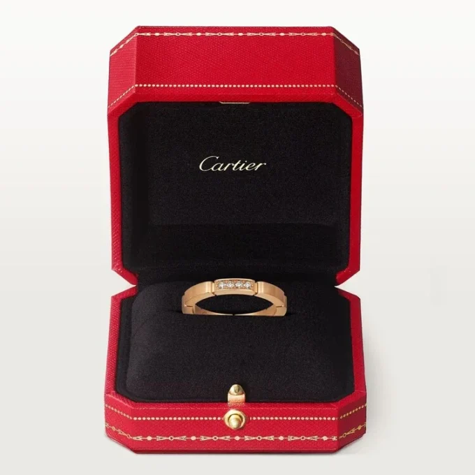 Maillon Panthere vielsesring – rosa guld, diamanter – Cartier Maillon Panthere vielsesring – rosa guld, diamanter – Cartier