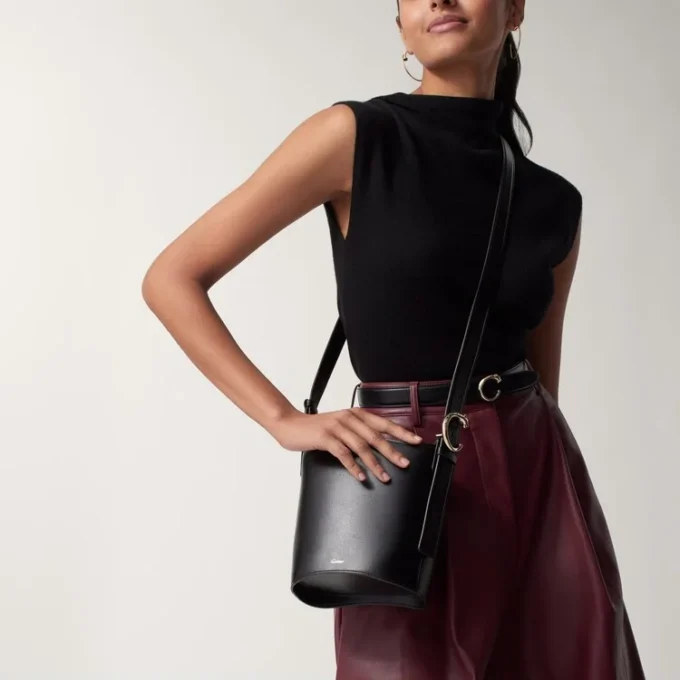 Mini Bucket Bag, Panthere C Mini Bucket Bag, Panthere C