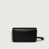 Mini-kædetaske, Double C De Cartier – sort kalveskind, guld og sort emaljefinish – Cartier Mini-kædetaske, Double C De Cartier – sort kalveskind, guld og sort emaljefinish – Cartier